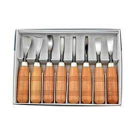 YIWENG 8 in 1 8 Pcs Wood Cutter Wood Carving Tools Woodworking Tool Detail Chisel Home Household Multifunction Utility Tool Set