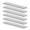 Pack of 6 Neodymium Magnets Extra Strong, Rectangular and Small,