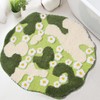 Softania Moss Bath Mat - Cute Green Bathroom Rug with