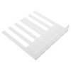 Vaguelly 52pcs Piano Keytops White Piano Keytops with Fronts Piano