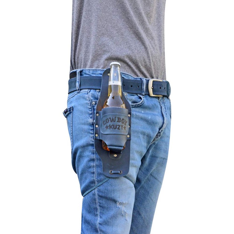 Hide & Drink, Beer Holster for Cowboy, Handsfree Beverage Holder,