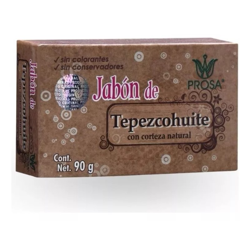 Prosa Jabon Prosa Tepezcohuite Orgánico Sin Colores Artificiales