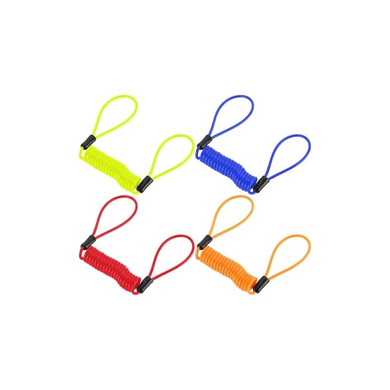 4 Pieces Memory Rope for Disc Brake Lock, Anti-theft Accessories