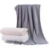 Oseamaid Bath Towels, Large, 5 Colors, 5 Piece Set, Microfiber