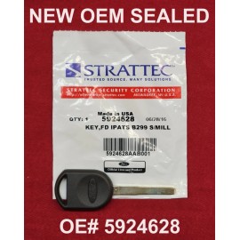 Strattec NEW OEM SEALED 164-R8122 5924628 2015-2019 Ford Transponder Key Side Mill