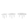 3 PCS Round Acrylic Display Stand Set Easy To Install
