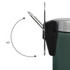 MSV Cosmetic Dark Green Pedal Bin 3 litres with Removable