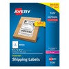 Avery 5126 TrueBlock Shipping Labels, Laser, 5-1/2 x 8-1/2, White,