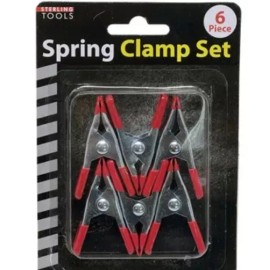 Unbranded 6 Pack Spring Clamps with Soft Grip and Tip - Hobby, Construction Soft Tip