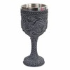 PTC Medieval Dragon Wine Goblet Chalice Resin Body Stainless Steel