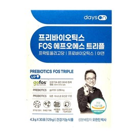 Days On Prebiotics FOS Triple 4.3g x 30 packets / 데이즈온 프리바이오틱스 FOS 트리플 4.3g x 30포
