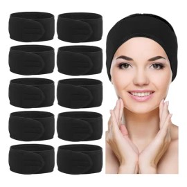 10 Piezas Bandas Faciales De Toalla Para Spa Y Maquillaje                                                                                             