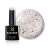 Bluesky Gel-Nagellack, Platinum Marble A051, Silber-Glitzer, langlebig, splitterfest, 10 ml