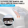 AUTOVIC Front Bumper Lifts Kit With Hardware Gap Fix For