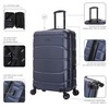 DUKAP SENSE Hardside Luggage with Spinner Wheels | 28 in
