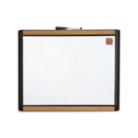 U Brands PINIT Magnetic Dry Erase Board, 20 x 16 Inches, Black Frame (426U00-01)