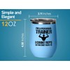 Luxe Gifting Personal Trainer Blue Edition Wine Tumbler 12oz -