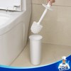 MR.SIGA Toilet Bowl Brush and Holder for Bathroom, White, 1