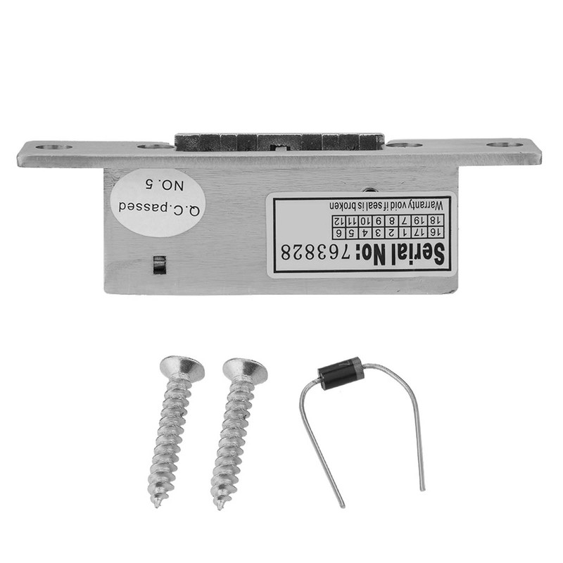 Adjustable Narrow Type Electric Strike Door Lock Double Unlock Mode