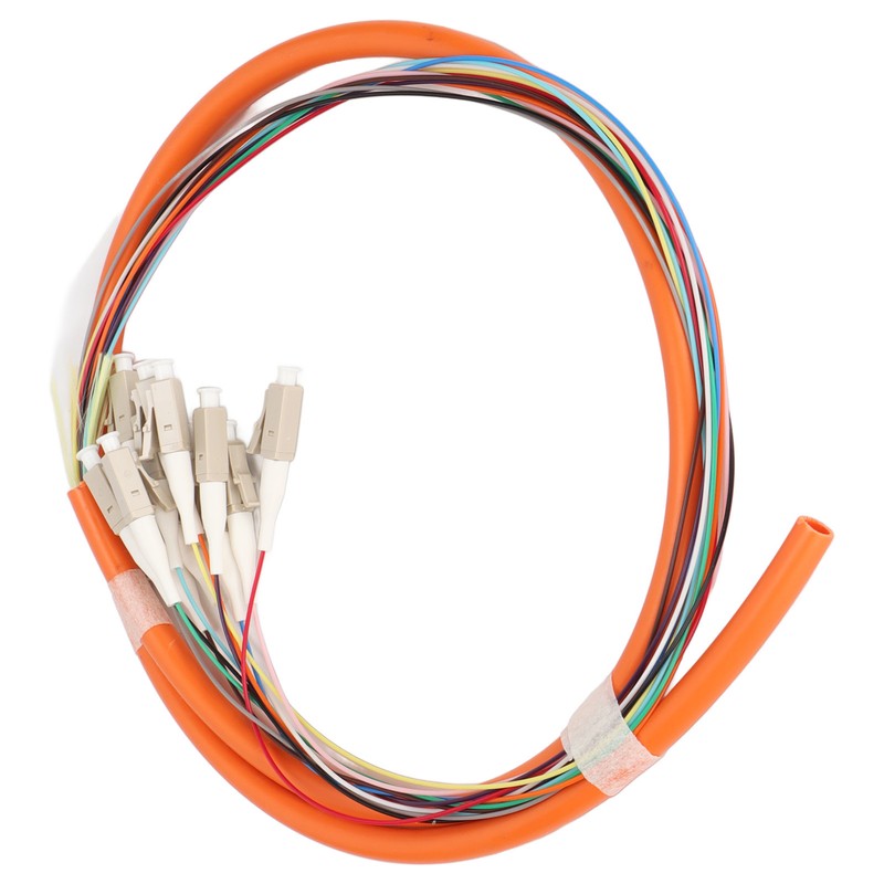 Fiber Pigtail 12 Strand Multimode Stable Fiber Pigtail Cable for