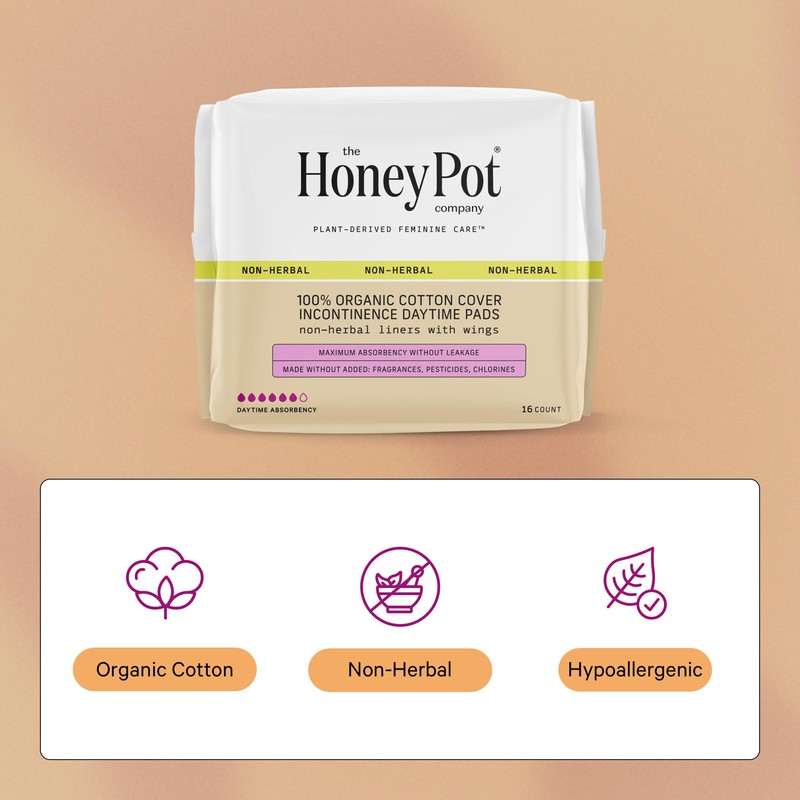 The Honey Pot Company - Incontinence Pads for Women -