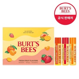 Burt's Bees Juicy Trio Set (Mango + Strawberry + Sweet Mandarin) / 버츠비 쥬시 트리오 세트(망고+스트로베리+스위트만다린)