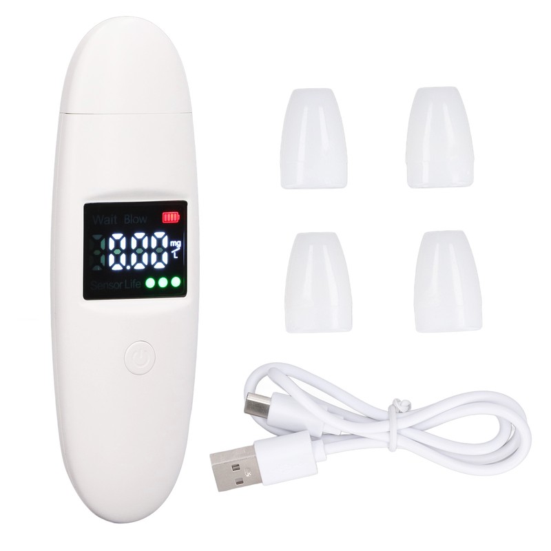 Alcohol Breath Tester Professional Accurate Portable Tester Digital LCD Display