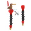Tuperoymse Dust Collector Water System Plastic+Brass Dust Removal Nozzle Dustproof