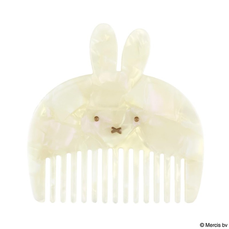 Dick Bruna MF46825 Die-Cut Comb, Miffy Comb, Comb, Brush, Acrylic,