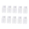 STOBAZA Decorative Plastic Bottles 50ml Travel Bottles Set Sample Jars
