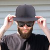 Trendy Apparel Shop Gorra de béisbol Oversize 2XL en blanco