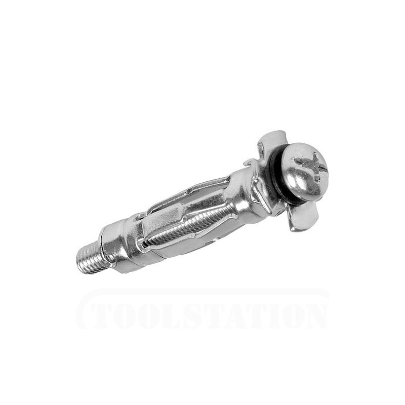 ForgeFix Metal Cavity Anchors | M5 x 52mm | Zinc