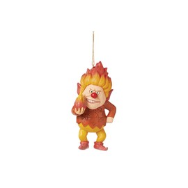 Enesco The Year Without a Santa Claus by Jim Shore Heat Miser Holding Fireball Hanging Ornament, 4.33 Inch, Multicolor