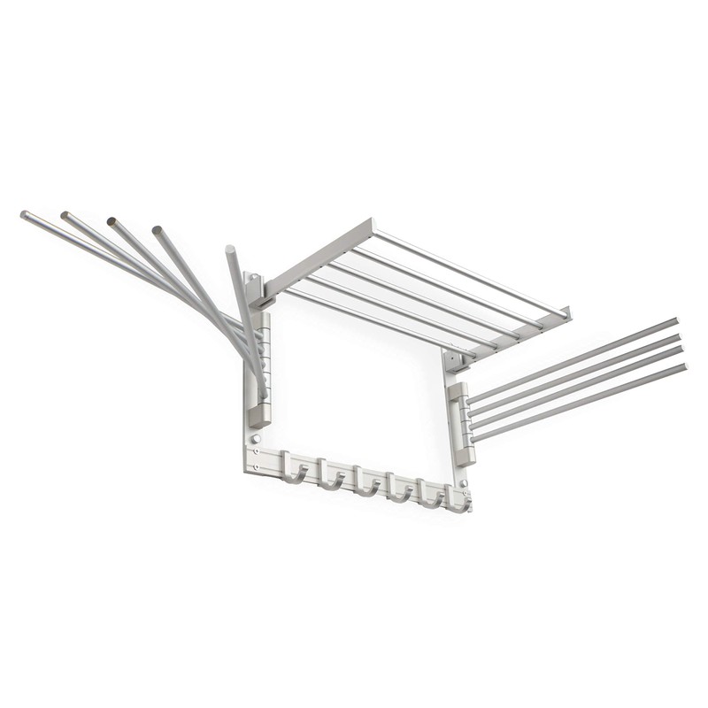 brightmaison BGT Wash Clothes Drying Rack Wall Mount Laundry Room