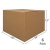 Large Moving Boxes (6 Pack) 20x20x15-inches Packing Cardboard Box