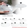 DIVCHI Glass Pan Lid For Saucepan Pots, Multi-use Stockpots Lid