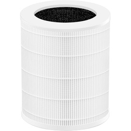 RANETLIO KJ402F-RF JZ-450F Replacement for Crecolife KJ402F-A1,for Jerdazen JZ-450F,for Zendar KJ402F Air Purifier Filter, 3-stage Filtration High Efficicenty Activated Carbon Filter