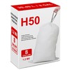 8 Gallon Code H Heavy Duty Trash Bags 1.2 Mil