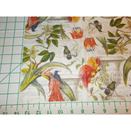 Michel Design Studio Two Decorative Luncheon Napkins for Decoupage "Enchanted Garden"