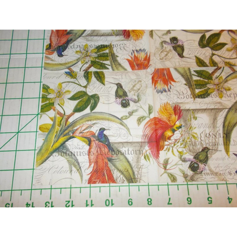 Michel Design Studio Two Decorative Luncheon Napkins for Decoupage "Enchanted