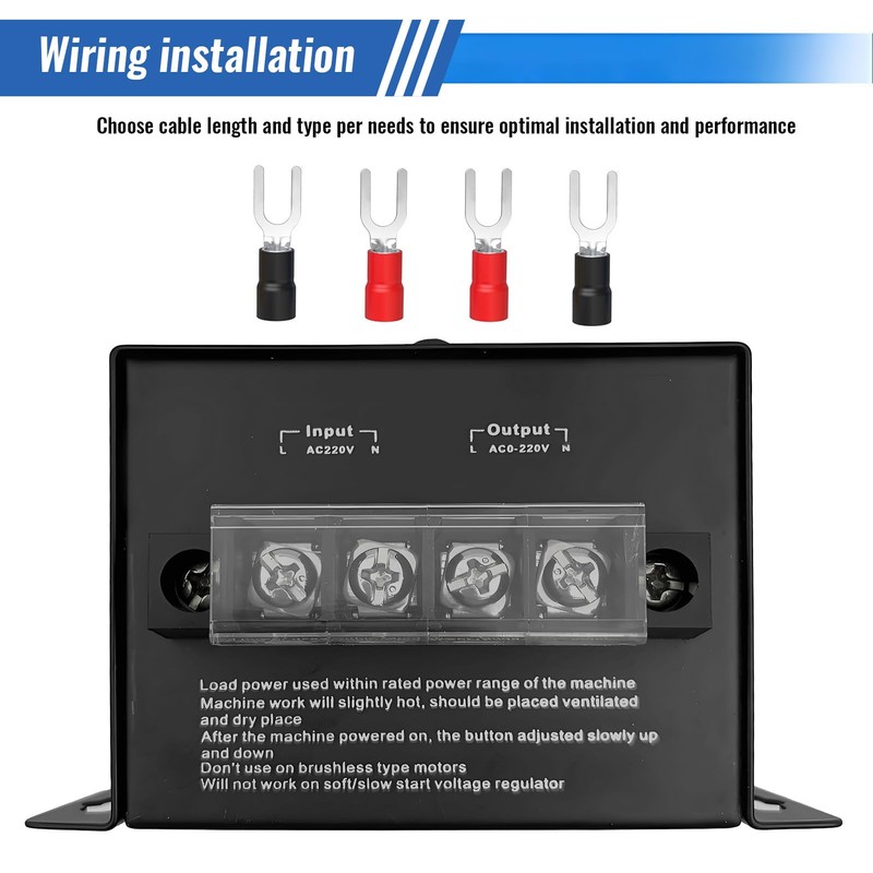 ZOWZEA 10000W Variable Speed Controller SCR Voltage Controller Fit for