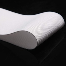 HANFINEE 1-1/2 Inch Wide Sew on Elastic Band Knitted Elastic with Heavy Stretch for Sewing Crafts DIY,Waistband,Bedspread,Cuff (White,15 Yards)