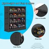 KISLANE Felt Monster Trucks Display Case, Wall-Mounted 16 Slot Storage