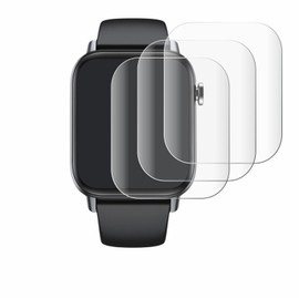 Savvies 4 Stück Full-Screen Schutzfolie für Gard Pro Health Smartwatch 2+ Full-Cover Displayschutz-Folie [3D Curved, Transparent]