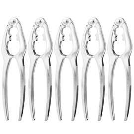 Bougraite Crab Crackers and Tools, 5 Pcs Crab Crackers, Lobster Crackers and Tools, Seafood Tools Set, Walnut Nut Cracker Set, Home Restaurant Kitchen Tools