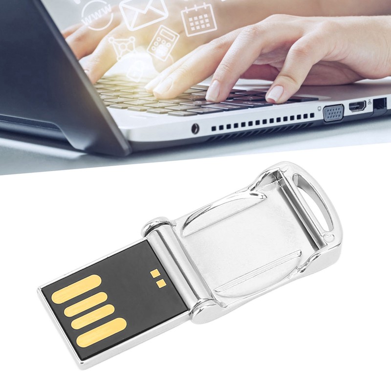 Mini Flash Drive Black Colloid Technology Sports Car Styling Waterproof