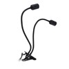 Table Lamp Holder E27/E26 Black Double Headed 360 Degree Adjustable