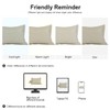 sourcing map Pillow Shams 2 Pack Soft Brushed Microfiber Envelope