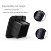 CyanHall 1.25” Black Trailer Hitch Tube Rubber Cover Plug, Fits