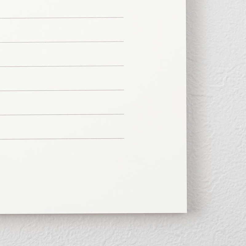 Midori 20587006 Stationery MD Stationery, Cotton, Horizontal Ruled A